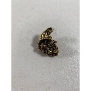 Vintage Signed Camco Pin Brooch Cornucopia Style